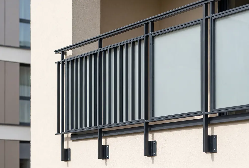 Metallgeländer für Terrasse oder französischen Balkon