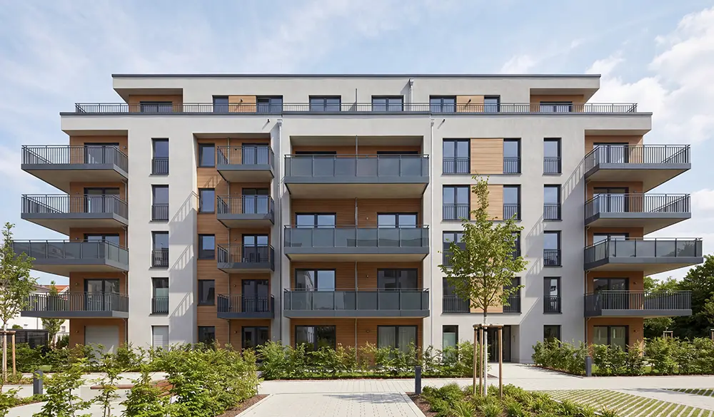 Mehrfamilienhaus als Gebäudetyp für den Balkon-Konfigurator